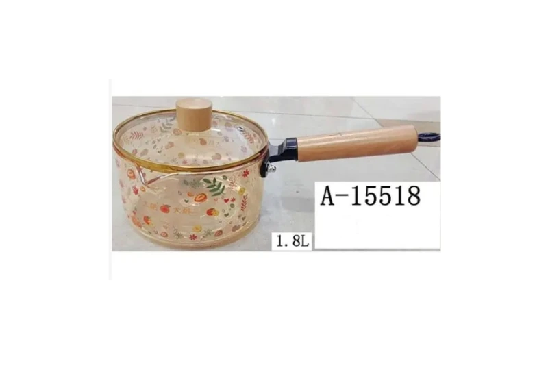 Ibric Cu Capac 1.8Litri Sticlă+Pvc+Lemn A-15518 WEI